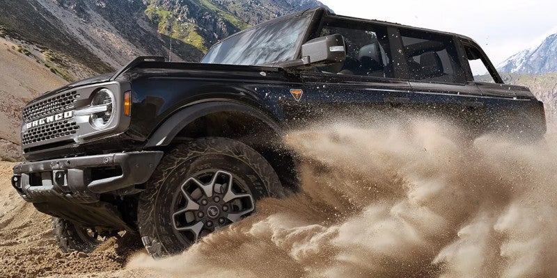 2025 Ford Bronco driving off road