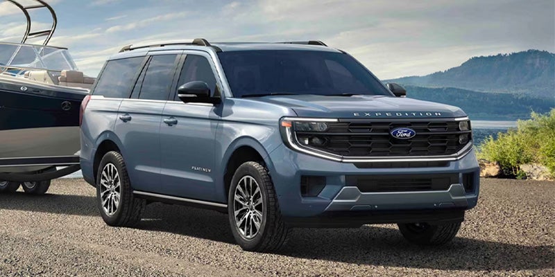 2025 Ford Expedition driving on dirt road