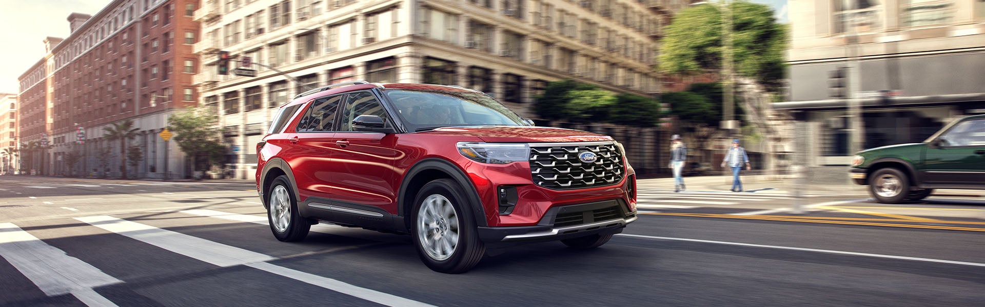 2025 Ford Explorer driving on road