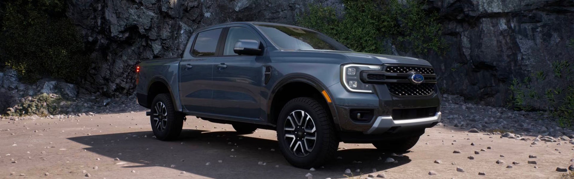 2025 Ford Ranger parked off road