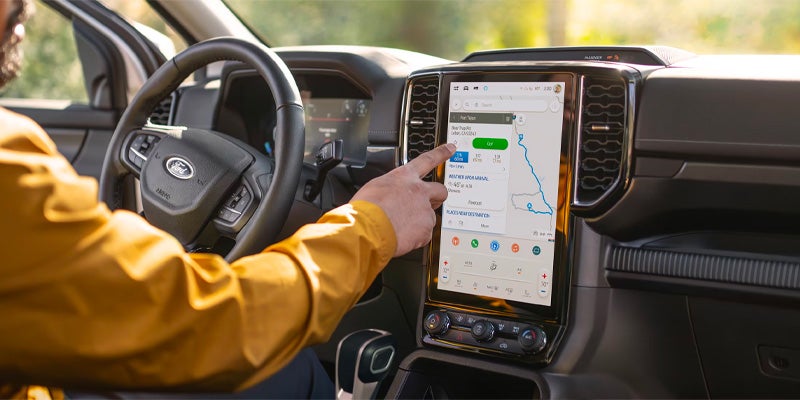 2025 Ford Ranger touch screen