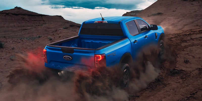 2025 Ford Ranger in blue