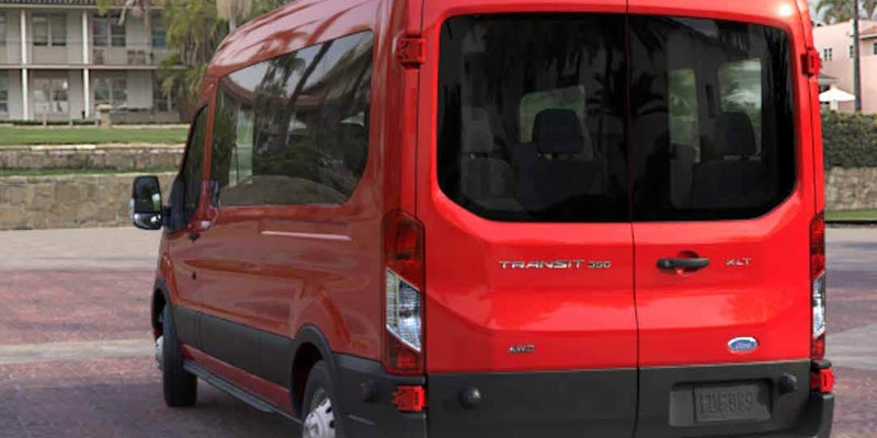 2025 Ford Transit Passenger Wagon rear view
