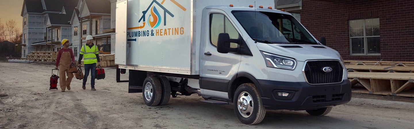 2025 Ford Transit Cutaway at job site
